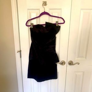 Black Cocktail Mini Dress